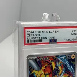 Zeraora Pokemon 151/142 - Illustration Rare - Stellar Crown - PSA 9 - Image 2