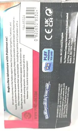 Pokemon TCG Sleeved Booster Pack Scarlet and Violet Base Set - Image 2