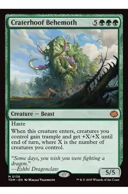 MTG Craterhoof Behemoth Mythic Rare - Image 1