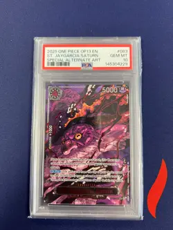 One Piece Carrying On His Will OP13 Five Elders Demon God Pack SEQUENTIAL PSA 10 - Image 5