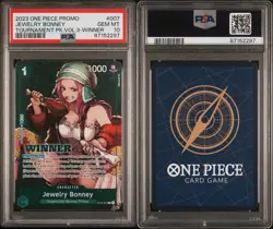 Bandai 2023 One Piece CCG Jewelry Bonney ST02-007 Winner Promo Foil EN PSA 10 - Image 3