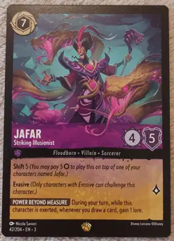 Disney Lorcana Jafar Striking Illusionist Into The Inklands 208/204 Non-Foil - Image 1