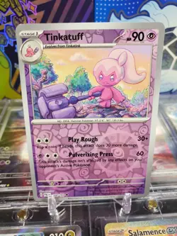 Tinkatuff 104/193 Reverse Holo Uncommon Pokemon TCG S&V Paldea Evolved - Image 1