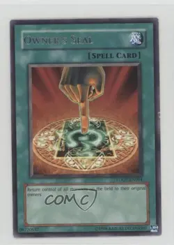 Owner's Seal Unlimited YuGiOh Light of Destruction #LODT-EN094 2008 READ - Image 1