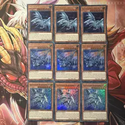 Yugioh! Blauaugig Set - 9 Karten, Alternativer-, Jet- & Abgrunddrache RA02-DE/EN - Image 1