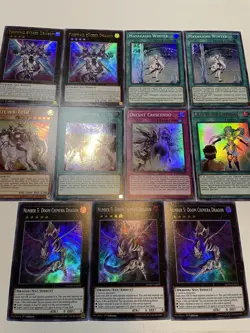 Yugioh - DANE (Dark Neostorm) Lot of 11 Cards Super & Ultra Rare LP - Image 1