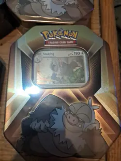 Pokemon TCG Paldea Evolved Slaking Card 162/193 Cosmos Triple Whammy Tin - Image 1