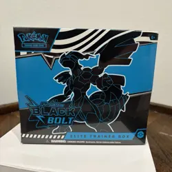 Pokemon Scarlet & Violet: Black Bolt Elite Trainer Box SEALED - Image 1