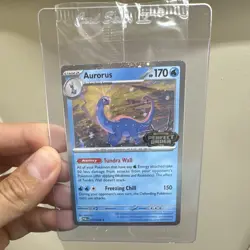 2026 Pokemon Perfect Order STAMPED PROMO Aurorus English Pokemon TCG - Image 3
