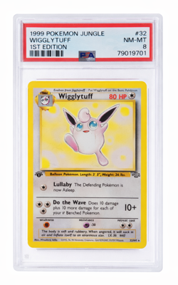 PSA 8 1999 Pokemon 1st Edition Jungle Wigglytuff #32 Non Holo - Image 1