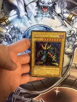 (13) Yu-Gi-Oh! Reverse Foil Misprint Tri-Horned Dragon LOB-000 Unlimited VLP - Image 5