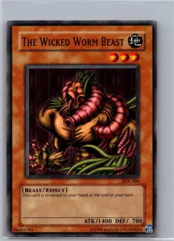 The Wicked Worm Beast SDK-004 Starter Deck: Kaiba Yu-Gi-Oh NM - Image 1