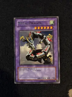 Metal Dragon LOB-102 Yugioh TCG Rare Unlimited Edition - Image 1