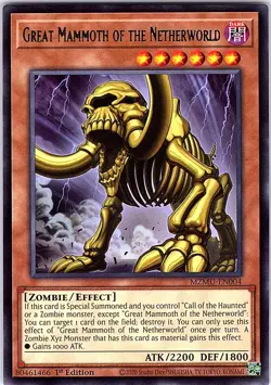 Great Mammoth of the Netherworld MZMU-EN004 Rare Maze of Muertos Yu-Gi-Oh NM - Image 1