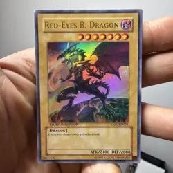 Yugioh Red-Eyes B. Dragon YAP1-EN002 Ultra Rare Limited Editon LP - Image 1