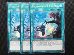 Yugioh! 3x Fiendsmiths Tract BLGG-EN125 Ultra Rare Glorious Gallery - Image 1