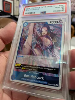 2026 One Piece OP14-EB04 EN Roronoa Boa Hancock #027 Rare 🚨PSA 10 - Image 2