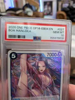 2026 One Piece OP14-EB04 EN Roronoa Boa Hancock #027 Rare 🚨PSA 10 - Image 3