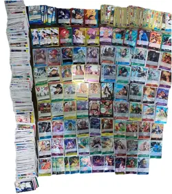 800+ One Piece Card Lot Super Rares, 75+ Foil Rares, Leaders, Base, Boa Hancock - Image 1