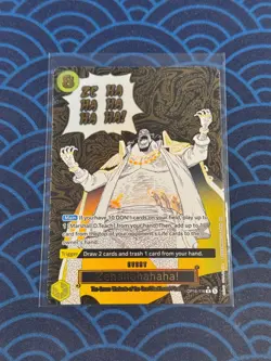 One Piece TCG Zehahahahaha! (Alternate Art) OP16-116 The Time of Battle Foil NM - Image 2