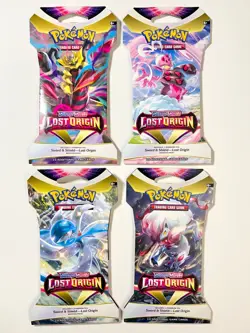Lost Origin Sleeved Booster Pack Art Set Pokemon TCG Factory Sealed Near Mint NM - Image 1