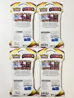 Lost Origin Sleeved Booster Pack Art Set Pokemon TCG Factory Sealed Near Mint NM - Image 2