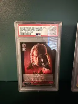 2023 Weiss Schwarz Star Wars Unparalleled Force Anakin SR PSA 10 Disney100 - Image 1
