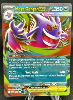Pokemon TCG Mega Gengar Ex 073 Mega Evolution Promos NM - Image 1