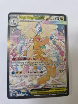 Mega Dragonite EX 290/217 SIR Special Illustration Pokemon Ascended Heroes NM - Image 1