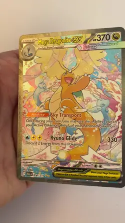 Mega Dragonite EX 290/217 SIR Special Illustration Pokemon Ascended Heroes NM - Image 2