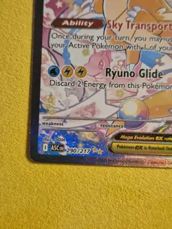 Mega Dragonite EX 290/217 SIR Special Illustration Pokemon Ascended Heroes NM - Image 5