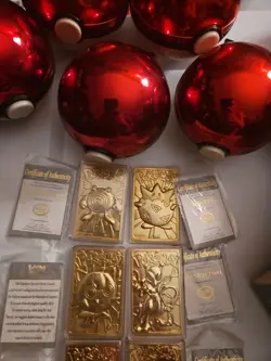 Full Set! - 1999 Pokemon 23k Gold Plated Trading Card Burger King Charizard BK - Image 2