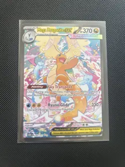 Mega Dragonite EX 290/217 SIR Special Illustration Pokemon Ascended Heroes NM - Image 3