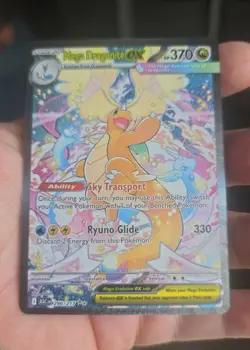Mega Dragonite EX 290/217 SIR Special Illustration Pokemon Ascended Heroes NM - Image 1