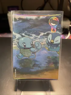 🔥NON TCG Eif Origin 3.0 Chinese Pokemon Card PM-SCR No.004 Squirtle Piplup🔥 - Image 2