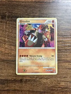 Pokemon TCG Groudon 6/95 Call of Legends Cosmos Holo Rare LP - Image 1