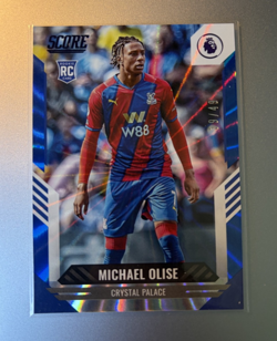 2021-22 Panini Score Premier League - Michael Olise Blue Lasers /49 Rookie (RC) - Image 1