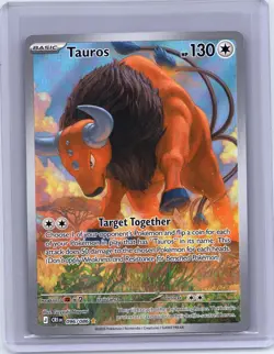 Tauros 096/086 Holo Illustration Rare Chaos Rising Pokemon Near Mint - Image 1