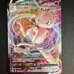 Mew VMAX Fusion Strike 114/264 Ultra Rare Holo 310 HP English 2021 - Image 1