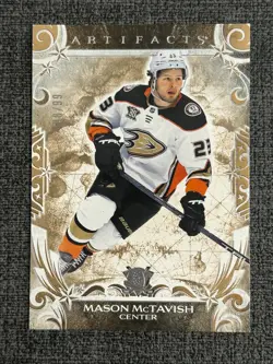 Mason McTavish 2024-25 Upper Deck Artifacts Hockey Copper Base #129 /99 - Image 1