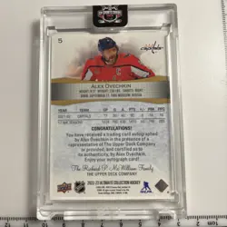 2022-23 Upper Deck Ultimate Collection 💥💥Alex Ovechkin #5 Auto 💥💥 - Image 2