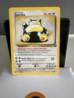 Pokemon TCG Snorlax 27/64 Jungle Set Non-Holo Unplayed Rare NM Mint Condition - Image 2