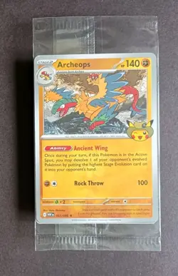 Sealed 2026 Field Fossil Museum Promo Card Pokemon Chicago TCG Archeops 051/086 - Image 1