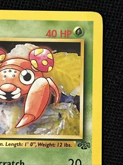 Pokemon Paras 59/64 (1st Edition) *Near Mint* Jungle ‘Never Played Card’ - Image 4