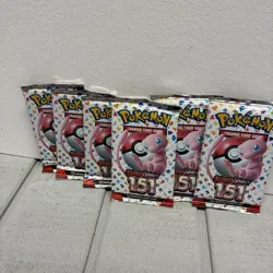Pokemon Scarlet Violet Trading Card Game 151 Lot Of 6 With 10 Card A Pack - Image 3