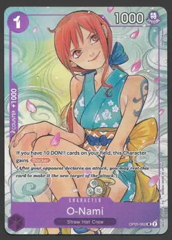 O-Nami (Illustration Box Vol.1) OP05-062 One Piece Promotion Cards Foil NM - Image 1