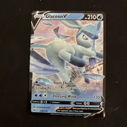 Glaceon V 38/159 Holo Rare V Crown Zenith Pokemon Cards NM - Image 1