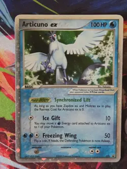 Moltres ex Articuno ex Zapdos ex 033 Nintendo Black Star Promo LP Pokemon Cards - Image 5