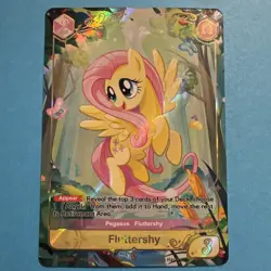 My Little Pony Trading Card Fluttershy Kayou BP01-GR08 1st Editon Foil 2026 - Image 2