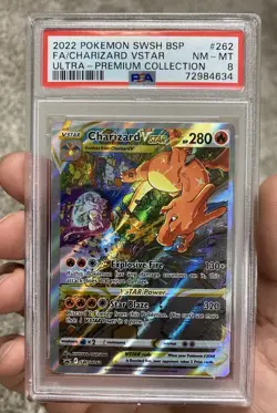 Charizard VSTAR SWSH262 Sword & Shield Promo Cards Holo PSA 8 - Image 1